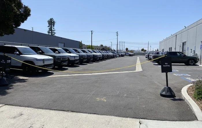 Photos: R1Ts at the El Segundo distribution center