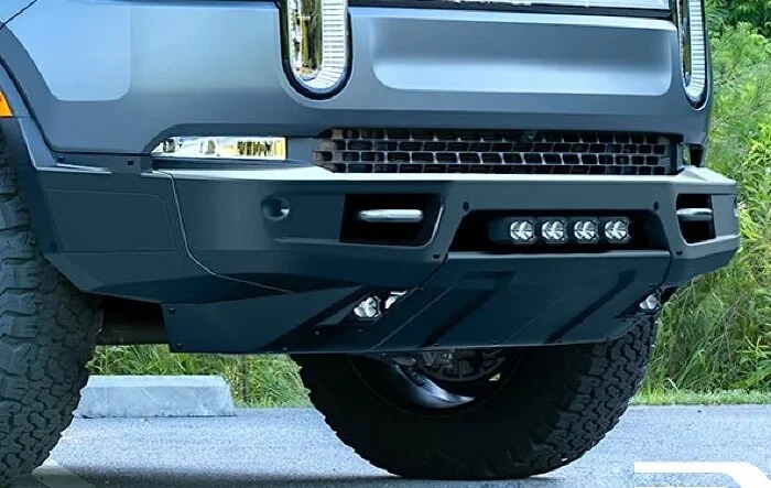 New RMaxx Extreme Duty Light Weight Aluminum Front Bumper for Rivian R1T / R1S, BOLT-ON, NO-MODS/CUTTING!