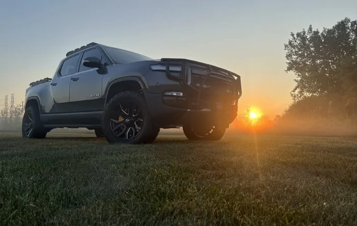 📢 Electrify Expo Chicago - RealWheels EV + Rigs, Giveaways, and Rivian Community Meet-Up! (& a really cool shot of our R1T 😉)