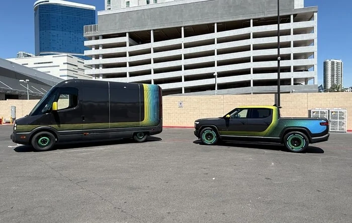 Rivian brings wrapped R1T & EDV to the DEF CON hacker convention