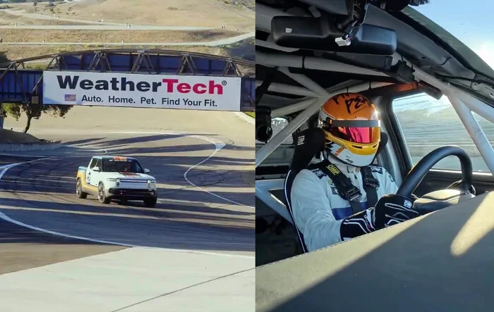 Quad R1T takes 3rd place in Corkscrew Hillclimb at Laguna Seca