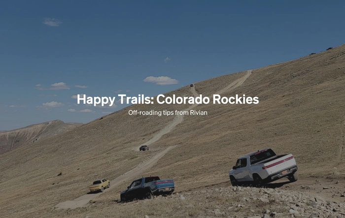 Off-Roading Tips From Rivian (Happy Trails: Colorado Rockies)