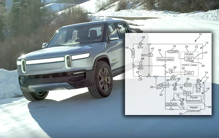 Rivian Heat Pump Patent Filed