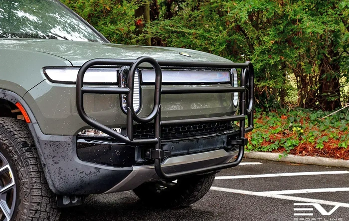 🎉 NEW 🎉  RMaxx Heavy Duty Brush / Bull Bars for Rivian R1T / R1S Front Grille and Rear Bumper - EV Sportline