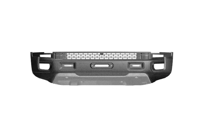 Rivian Patents Front Bumper with a Winch (Fairlead)