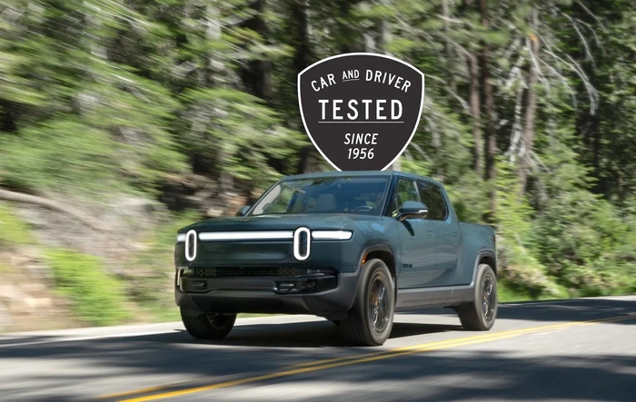Quad Motor 2026 Rivian R1T Is the Quickest Truck We've Tested (Car and Driver)