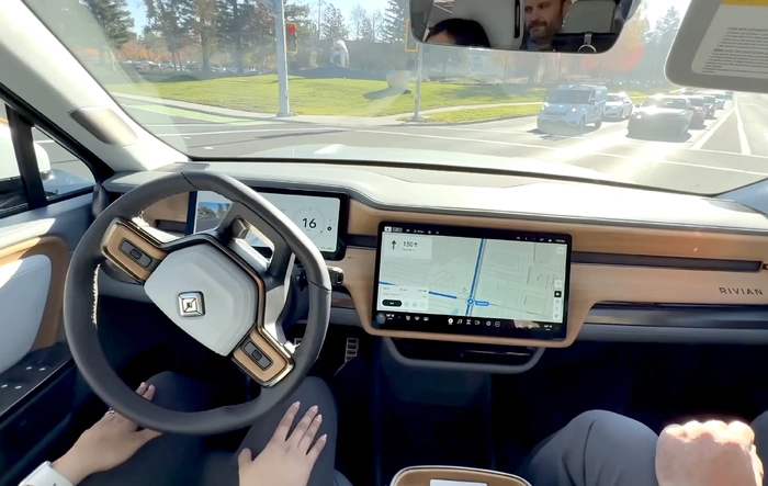 UHF (Universal Hands-Free) Rivian Autonomy driving videos - real world test