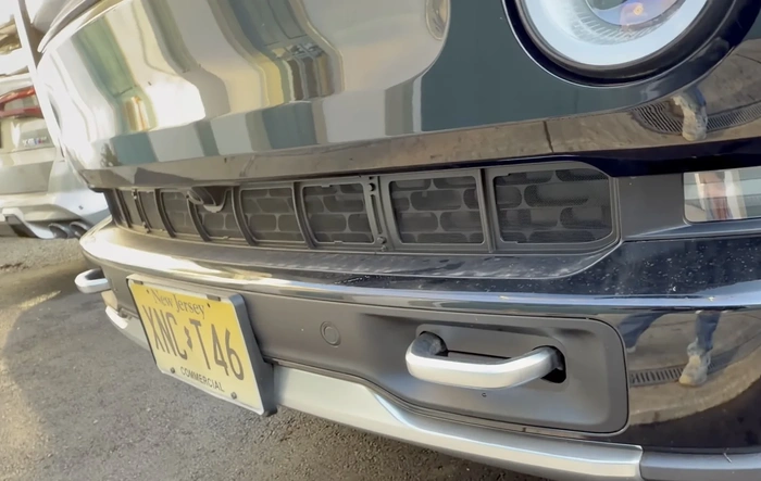 Front mesh grill to protect radiators - DIY install