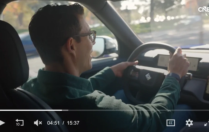 R2 Early Production Vehicle Sneak Peak on CNBC [Ride Along Video w/ RJ Scaringe]