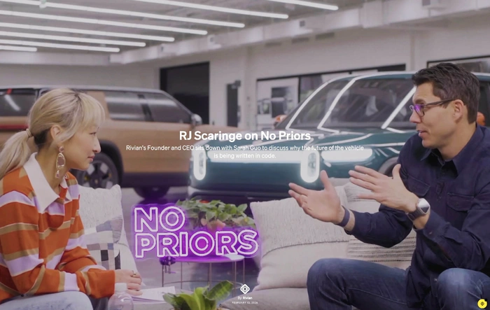 RJ on No Priors Podcast -- "The End of "Manual" Driving: Rivian CEO on Building Self-Driving Cars at Scale"