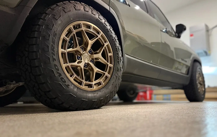 New Wheels Installed! Atomic Wheels AW09 20x9 ET25 in Antique Bronze + Toyo Open Country AT3 EV tires (275/65/20)