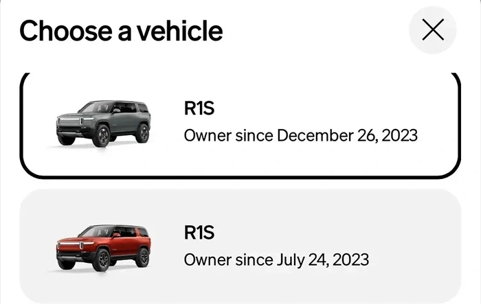 "Owner Since" date info now displayed in Rivian Account 3/2026