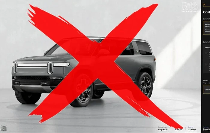 Rivian announces: No more configurator builder upon reserving a Rivian