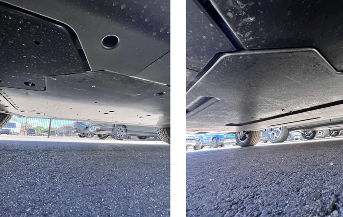 Reinforced Underbody Protection is Visible! With & Without: How to tell if your Rivian has it