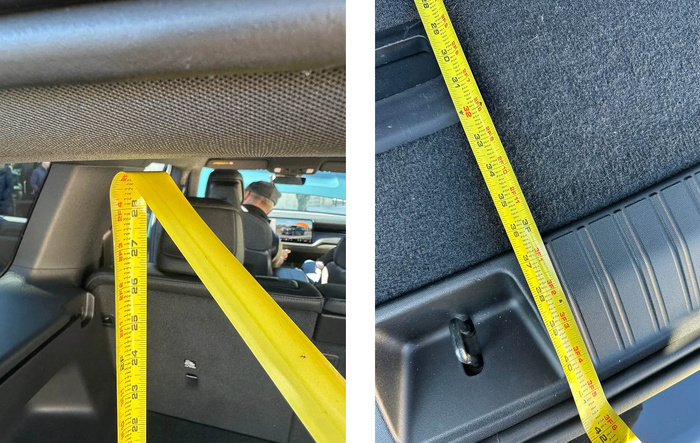 R2 Cargo Area Dimensions (Depth, Width, Height, Hatch Opening, Between Wheel Wells - Measurements)