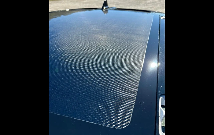 Symphonic Carbon Fiber Roof for Rivian R1T -- by EV Smart Truck