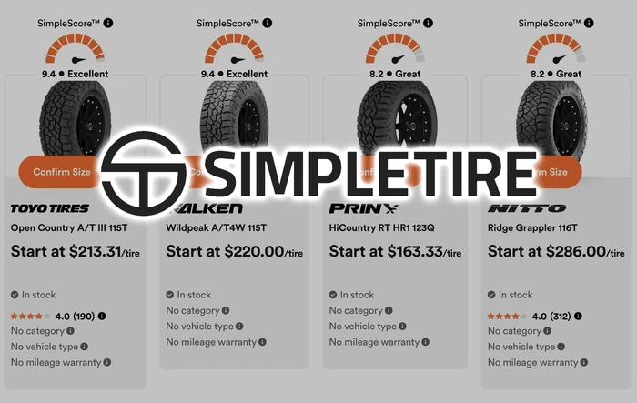 SimpleTire.com 10% Off for Rivian Forums Members — Use Code RIVIAN10