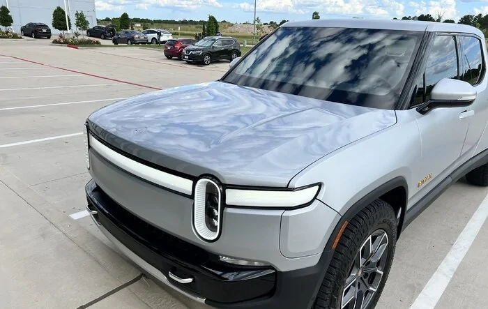 No More Tiger Stripes on Paint -- fixed by Rivian Service along with Rivian also rear window replacement