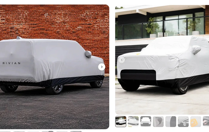 R1S / R1T Outdoor Car Cover now in Rivian Gear Shop (May 2026)