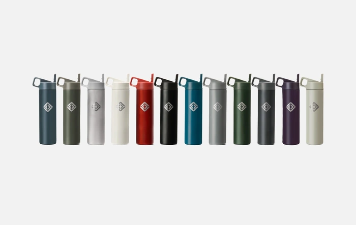 Rivian water bottles now available in R2 colors
