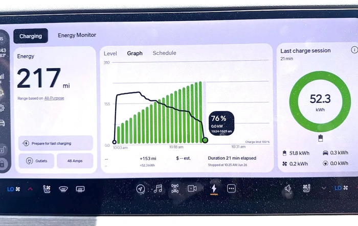 Video: R2 owner demonstrating charging session at Tesla Supercharger