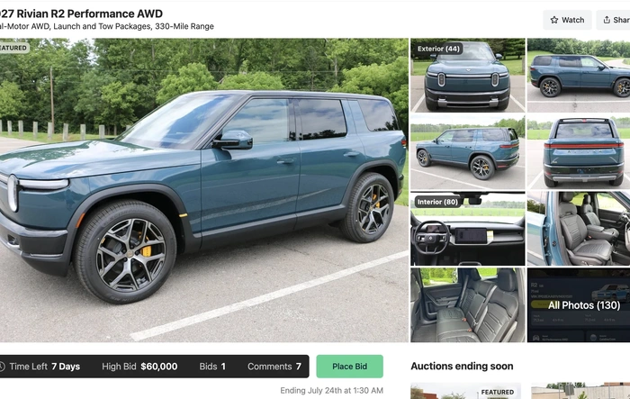 R2 up for auction on Cars & Bids