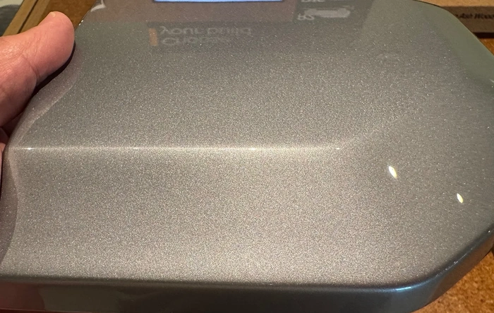 Esker Silver Paint Sample Closeup Photos