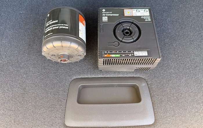 Tire Mobility Kit (R2) - closer look photos