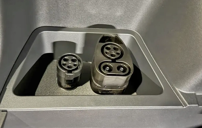 NACS adapter holder for R2 rear driver cubby (3D print files)