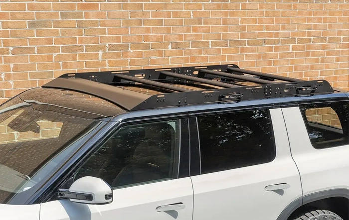 NEW RMaxx Aero Crossbar Roof Rack Designed Specifically for Rivian R2 has launched! EV Sportline