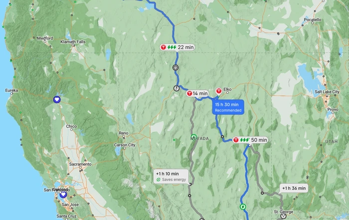 Successful Road Trip in R1T: Bend, Oregon to Las Vegas, Nevada