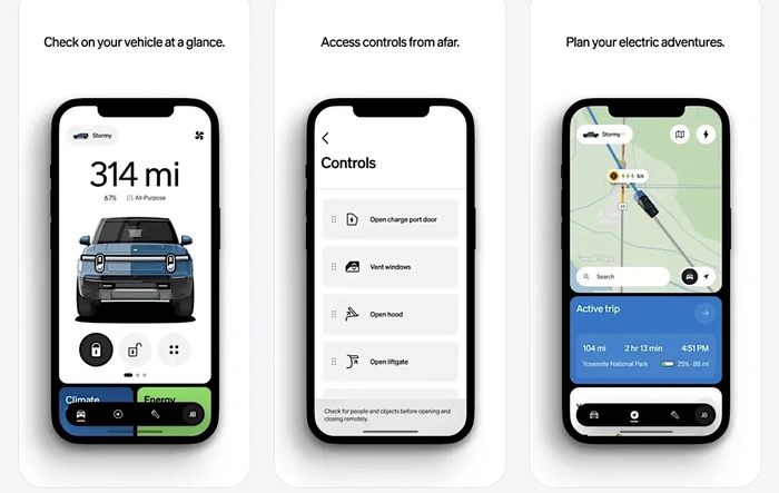 Rivian App latest version released for iOS and Android (Sep 3)