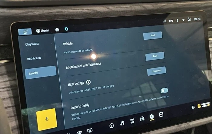 Rivian Easter Egg - Steps For Display Screen