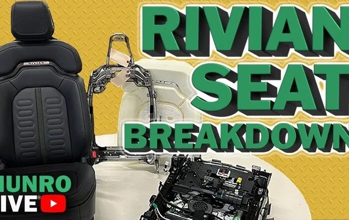 Rivian Seat Component Breakdown: Sandy Munro Live