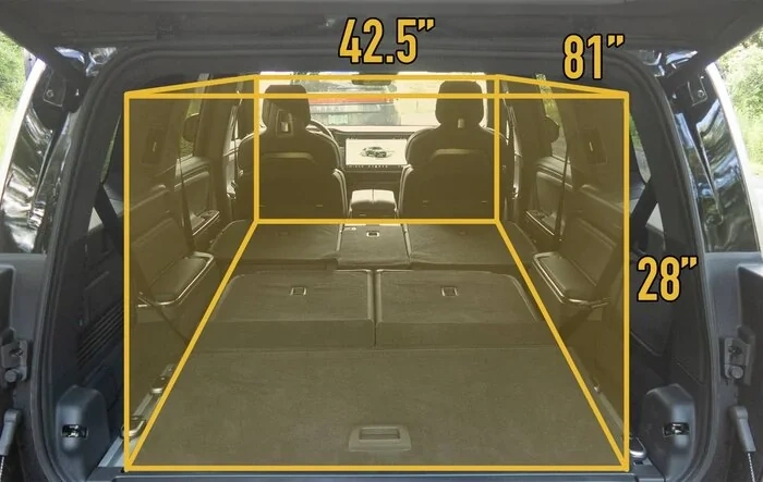 R1S Dimensions & Measurements: Cargo Area, Trunk, Frunk, Storage Volume
