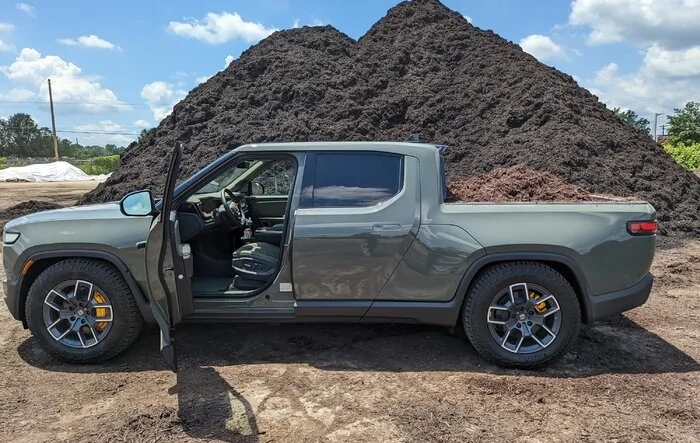 Using my R1T, an Adventure in trying it out as a Work Truck. (my initial review w/ pics)