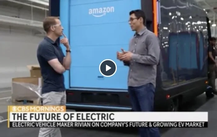 Rivian and RJ feature on CBS