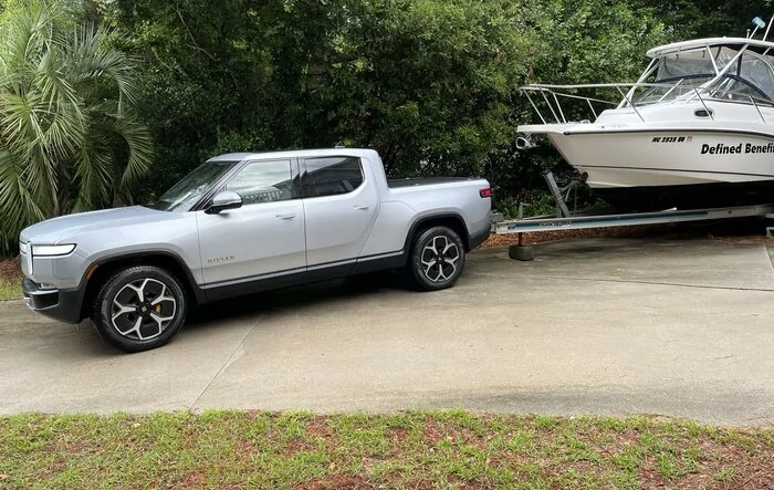 Hooked up the boat trailer for short pull, all is well