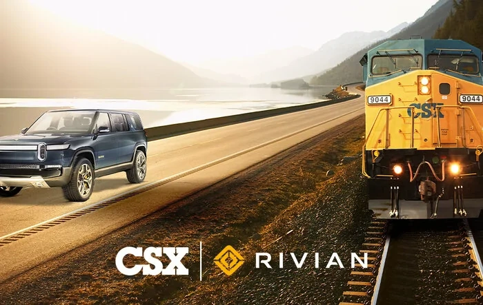 Rivian Transitioning to Railway Train Transport For Deliveries