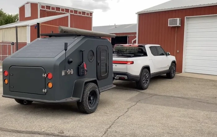 Campworks NS-1 Electric Trailer - First impressions towed with R1T
