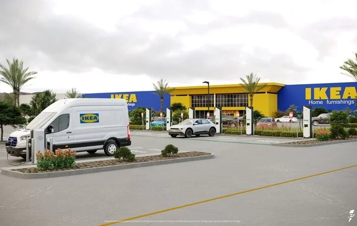 Electrify America will install ultrafast EV chargers at over 25 IKEA US locations