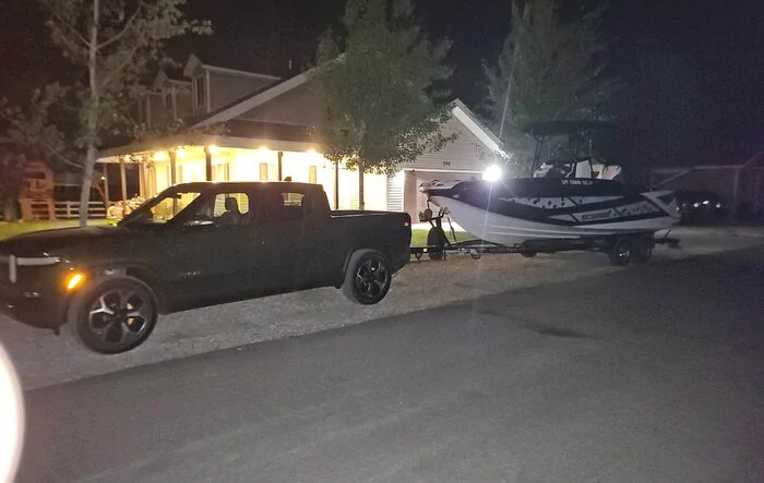 R1T Towing Trip - The "little" engine (motor) that could.