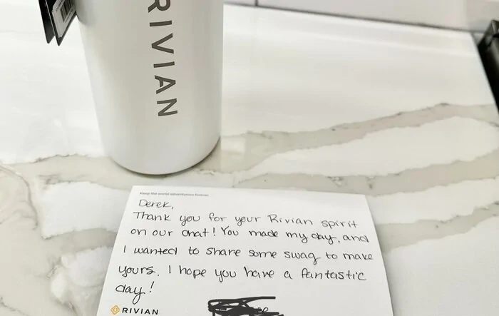 Nice WOW Customer Service surprise after a chat conversation...