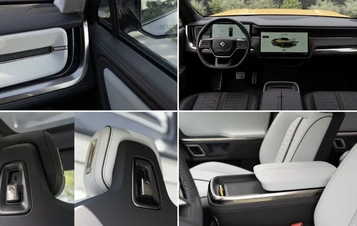 Official: new trim accent options for Black Mountain and Ocean Coast R1T / R1S interiors