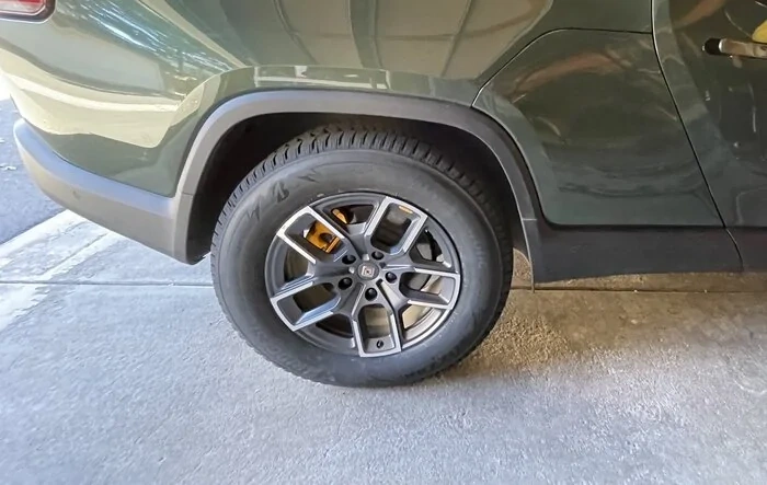 20” Blizzak snow tires installed
