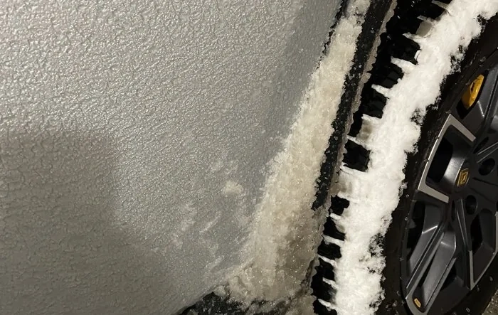 Initial Winter Driving on Snow -- Experience in R1T on 20" AT