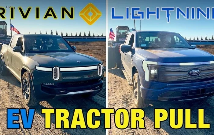 [Edmunds] 30,000 Pound Tow-Off Between Rivian R1T vs. Ford F-150 Lightning