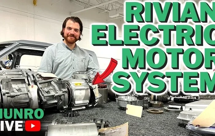 Rivian Electric Motors Drive Unit Teardown - Munro Live