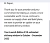 Rivian R1T R1S R1S update email from Rivian (June 11) Screenshot_20220611-200111